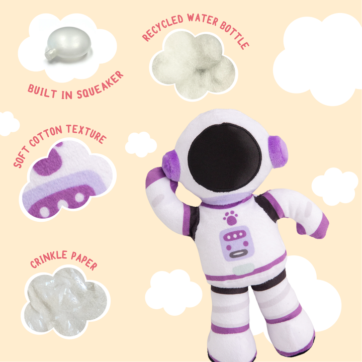 Aurora the Astronaut Dog Toy