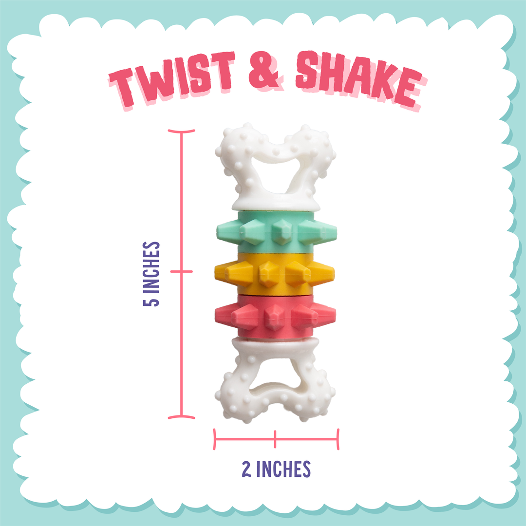 Twist & Shake Nylon Noisy Bone